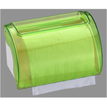 Jumbo Hotel Publicl Toilet Wholesale Green Translucent Round Plastic Wall Mounted Tissue Paper Towel Roll Dispenser